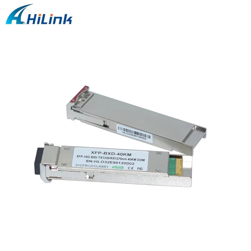 Hochwertiges 10G Ethernet WDM BIDI ER 40KM 1270/1330 XFP-Optikmodul Glasfaserausrüstung