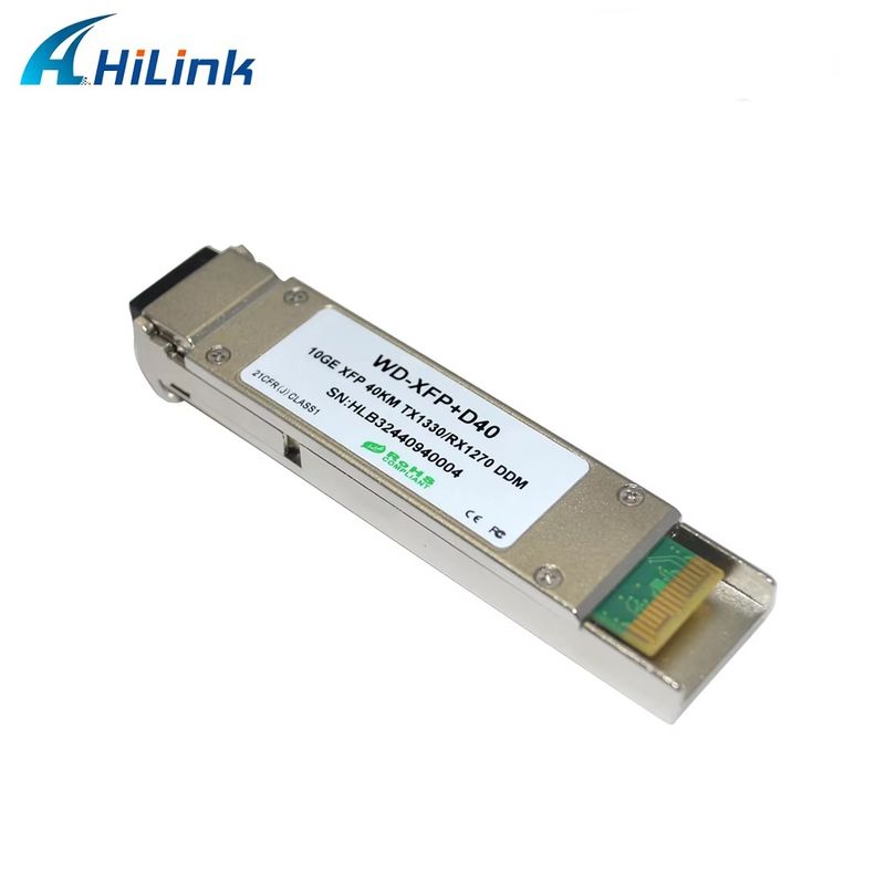Hochwertiges 10G Ethernet WDM BIDI ER 40KM 1270/1330 XFP-Optikmodul Glasfaserausrüstung