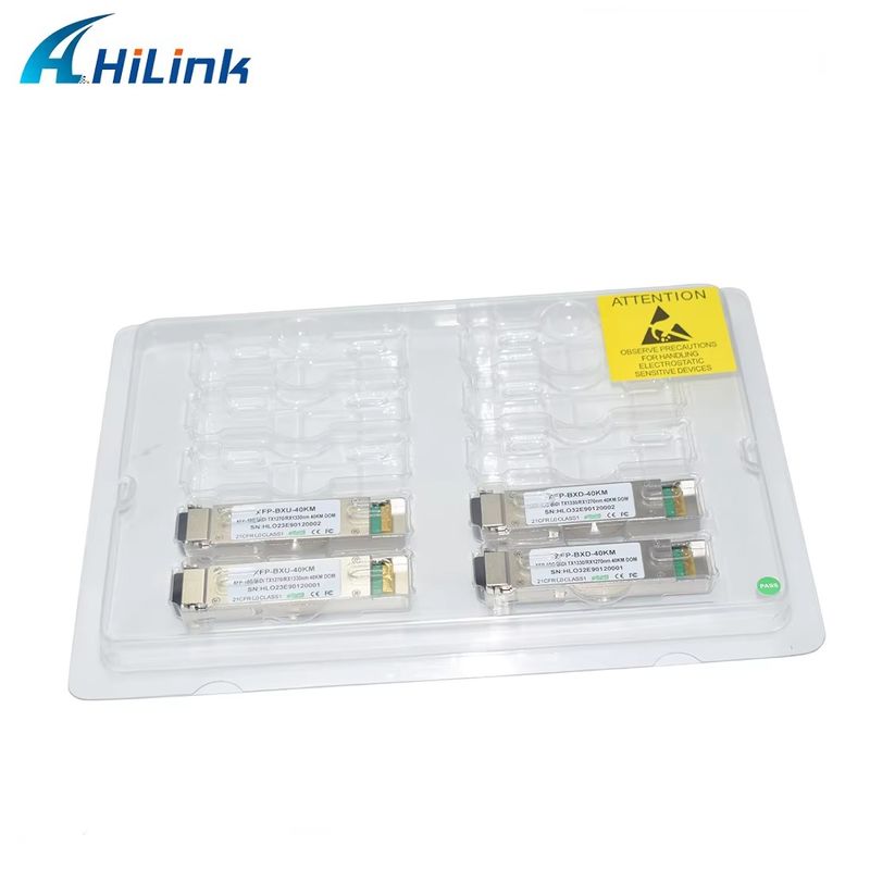 Hochwertiges 10G Ethernet WDM BIDI ER 40KM 1270/1330 XFP-Optikmodul Glasfaserausrüstung