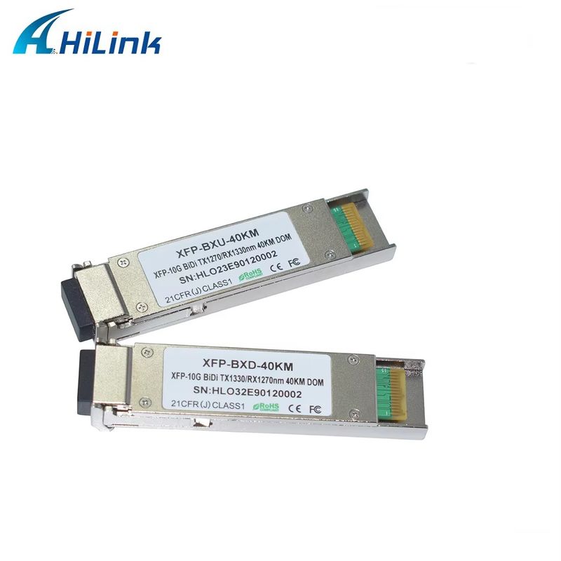 Hochwertiges 10G Ethernet WDM BIDI ER 40KM 1270/1330 XFP-Optikmodul Glasfaserausrüstung