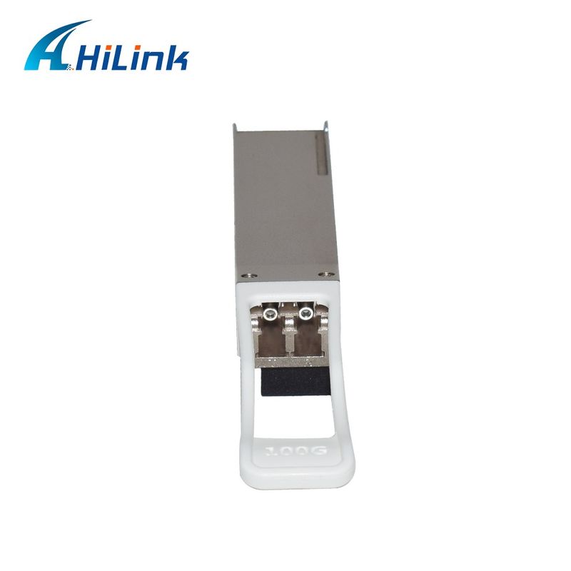 100Gb/s 60km QSFP28 Transceiver Warmsteckverbindbarer Duplex-LC-Anschluss EML+PIN mit SOA Einzelmodus DDM
