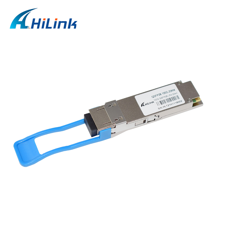 100Gb/s QSFP28 LR4 Optischer Transceiver Modul 20KM Hot-Pluggable Duplex LC-Anschluss Singlemode RoHS-konform