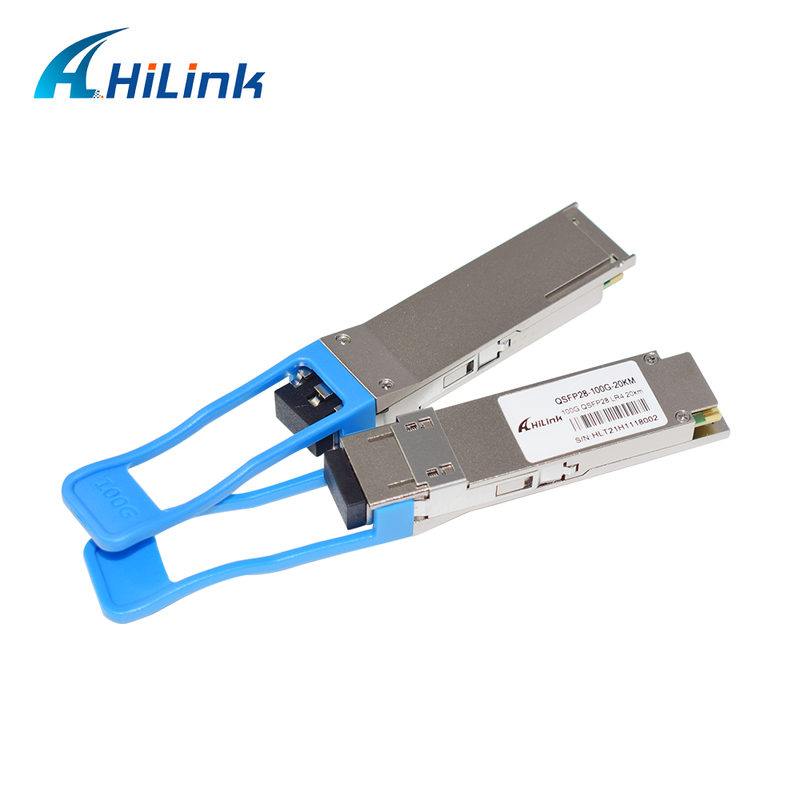 100Gb/s QSFP28 LR4 Optischer Transceiver Modul 20KM Hot-Pluggable Duplex LC-Anschluss Singlemode RoHS-konform