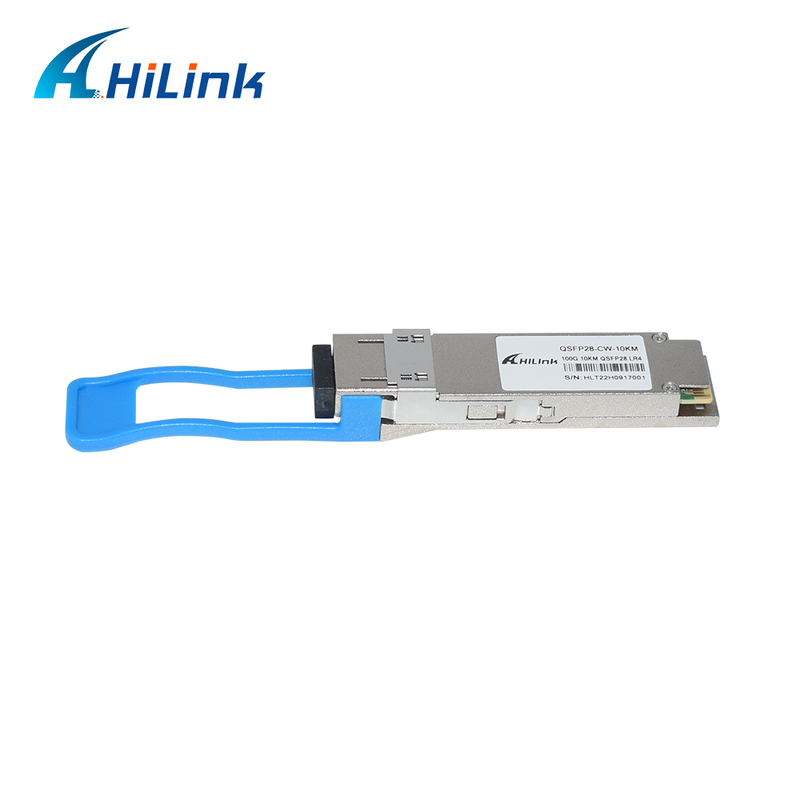 10 KM Hot Pluggable 100Gb/s QSFP28 CWDM4 Optical Transceiver Modul für LAN-WAN-Ethernet-Switches Router-Anwendungen
