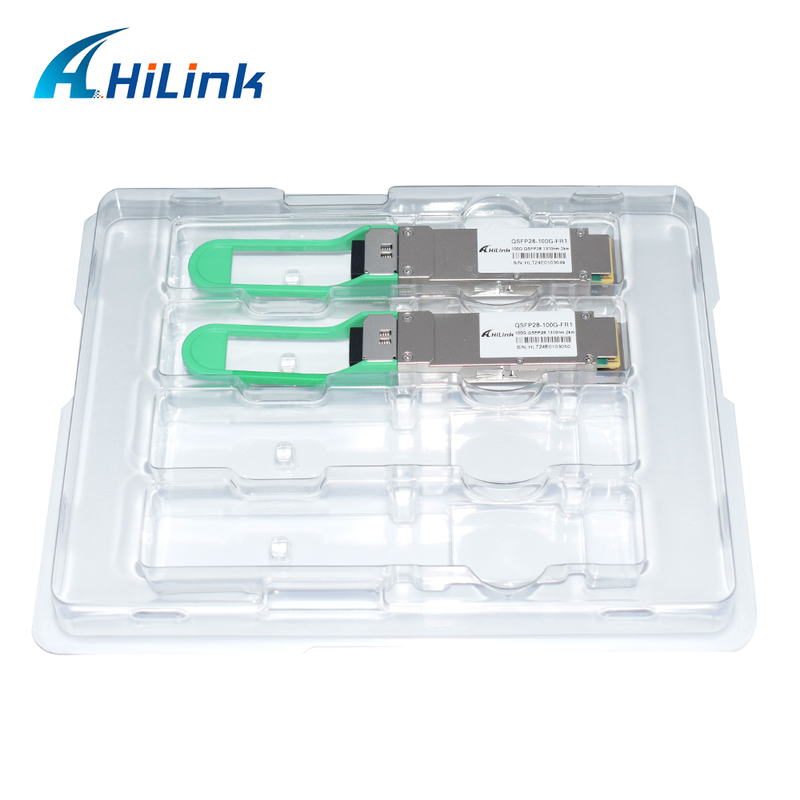 HL-QSFP28-100G-80 100 Gbit/s QSFP28 BiDi 80 km Transceiver, Hot-Pluggable, Simplex LC-Steckverbinder, EML+PIN mit SOA, Singlemode, DDM