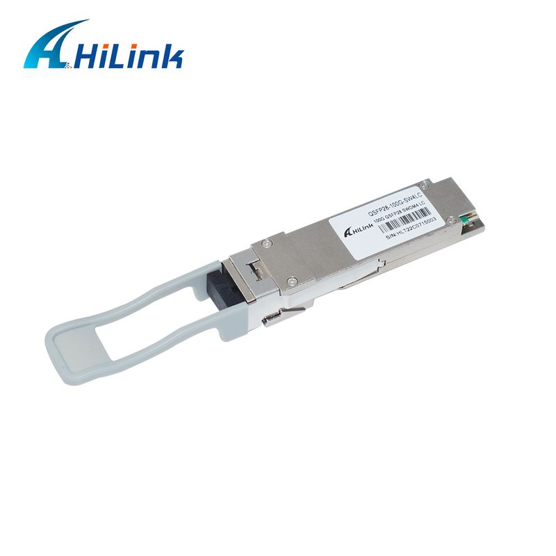 100G QSFP28 SWDM4 Optischer Transceiver mit 150m Entfernung OM5 MMF und Digitaldiagnose für Ethernet-Verbindungen