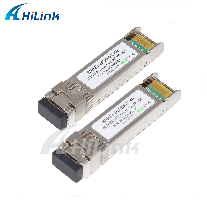 25Gbps BIDI 40KM 1270/1310nm 40KM APD LC DOM Transceiver 25G Ethernet Glasfaser-Transceiver