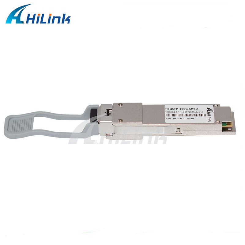 100G QSFP28 SRBD 100m Bi-Di Duplex LC Hot Pluggable 850/900nm VCSEL PAM4 2x50G Multimode