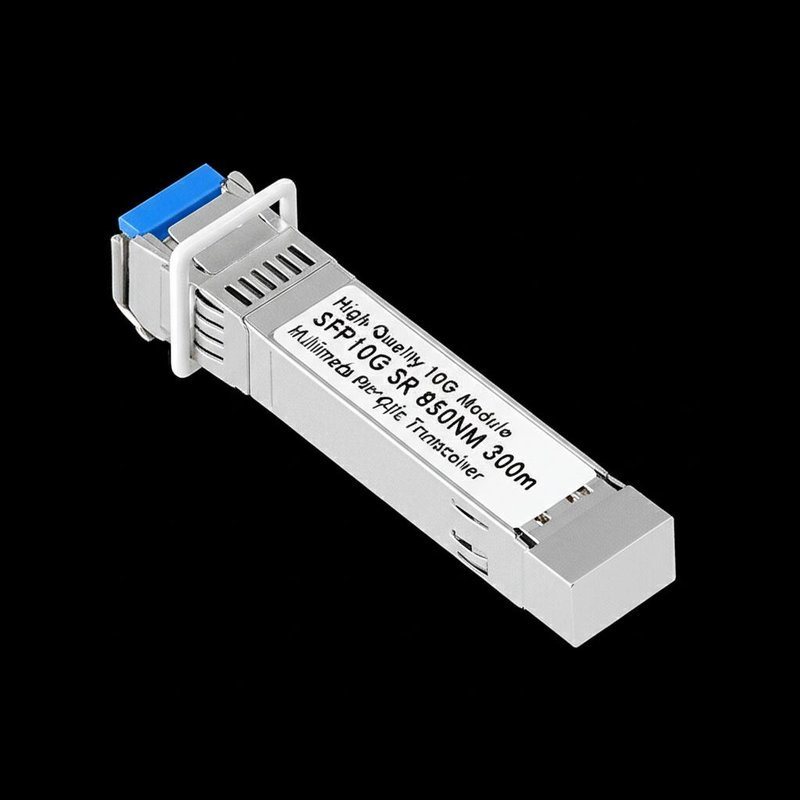 10Gbps 850nm 300m Multimode SFP+ Modul Warmanschluss-Faseroptiktransceiver mit DDM-Funktion
