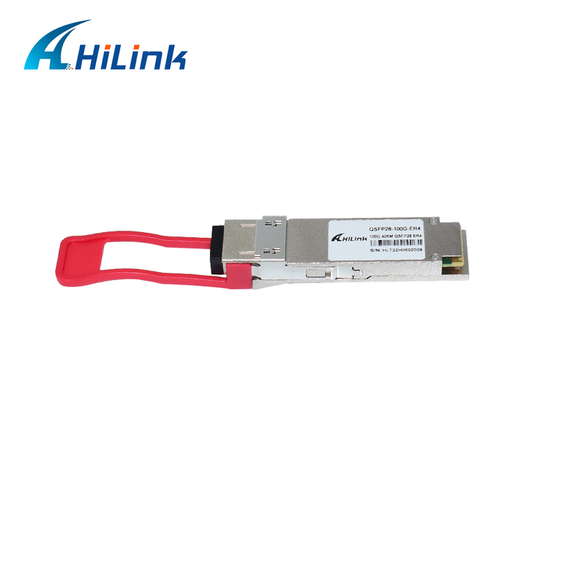 QSFP28 100G Optischer Transceiver-Modul mit 40 km Reichweite, geringem Stromverbrauch (<4,5 W) und RoHS 6/6-Konformität für Rechenzentren