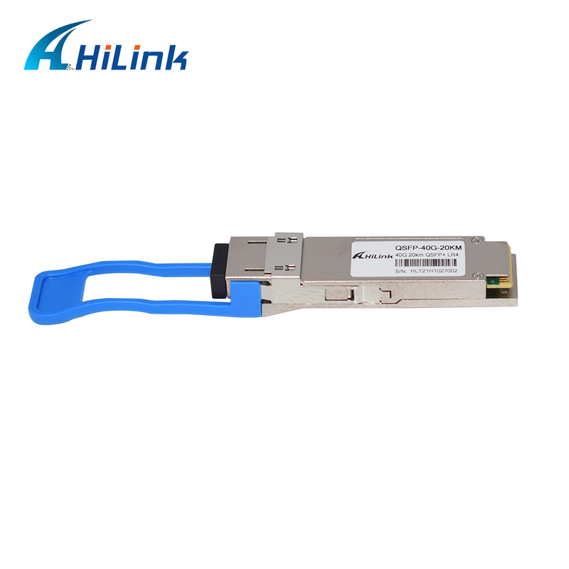 40 Gbit/s 20 km QSFP+ Optischer Transceiver, Hot-Pluggable mit Duplex-LC-Anschluss und DDM für den Betrieb von 0 °C bis 70 °C