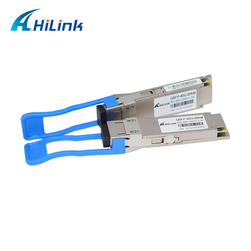 40 Gbit/s 20 km QSFP+ Optischer Transceiver, Hot-Pluggable mit Duplex-LC-Anschluss und DDM für den Betrieb von 0 °C bis 70 °C