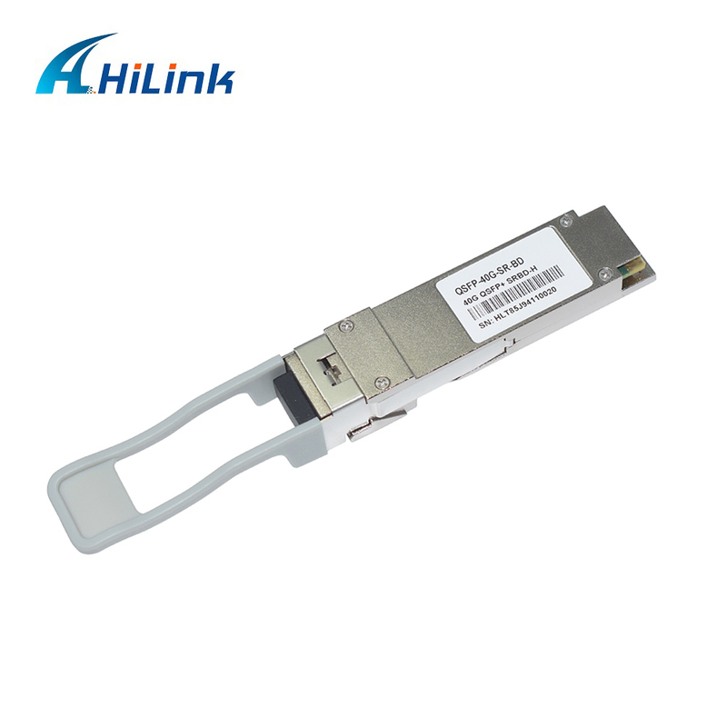 40 Gbit/s 100 m QSFP+ Glasfasermodul Bi-Di Duplex LC Hot-Pluggable 850/900 nm MMF