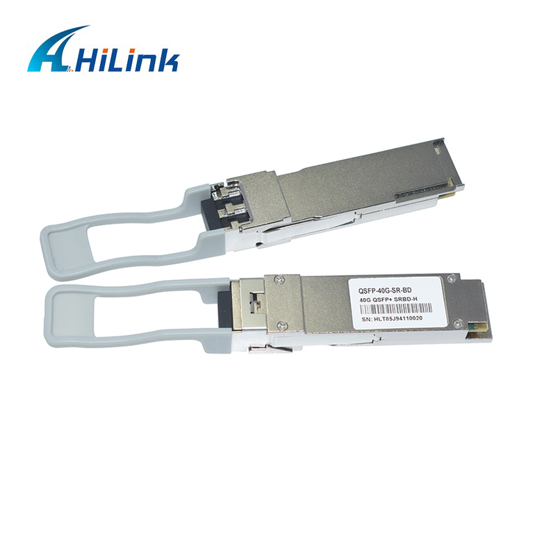 40 Gbit/s 100 m QSFP+ Glasfasermodul Bi-Di Duplex LC Hot-Pluggable 850/900 nm MMF