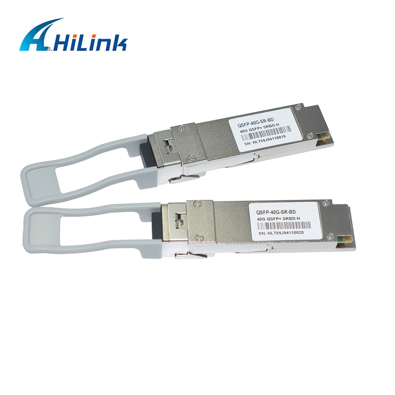 40 Gbit/s 100 m QSFP+ Glasfasermodul Bi-Di Duplex LC Hot-Pluggable 850/900 nm MMF