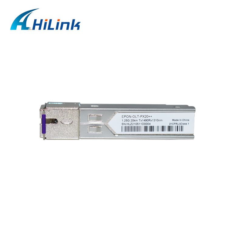 EPON OLT SFP Transceiver mit PX20+ PX20++ PX20+++ für 1,25 Gbit/s Datenrate und 20 km Übertragung