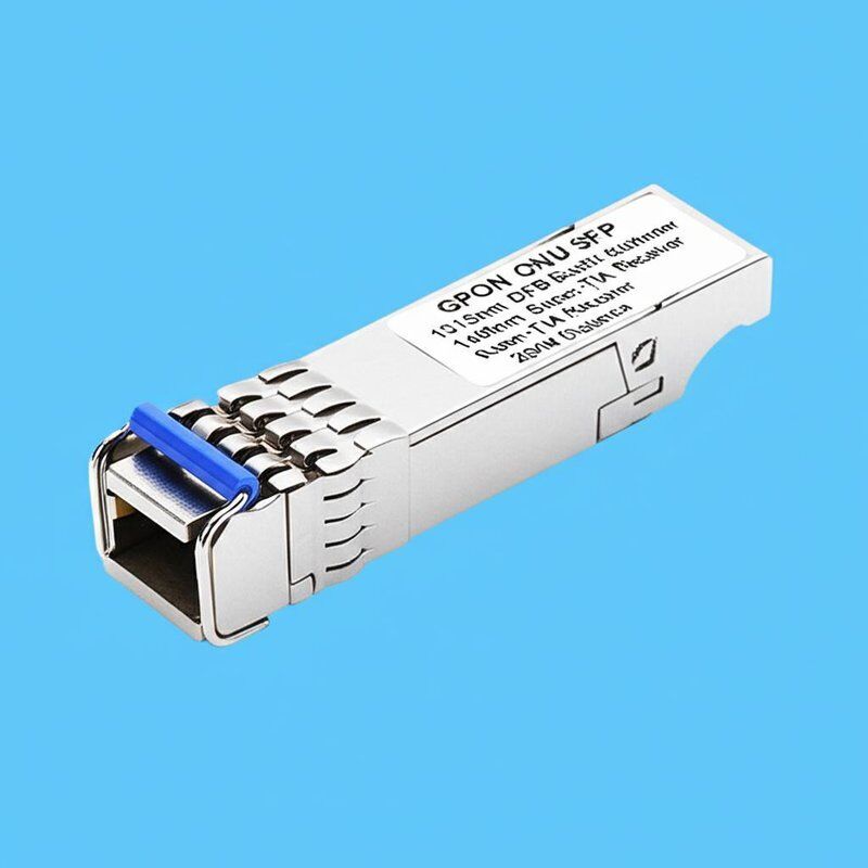 GPON ONU SFP Transceiver mit 1310nm DFB Burst-Modus-Sender und 1490nm Super-TIA-Empfänger für 20 km Entfernung