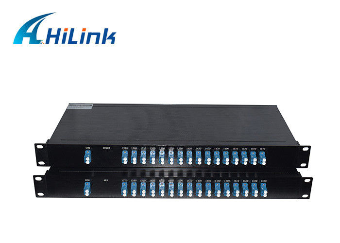 16 Kanäle sondern Gestell-Berg der Faser-CWDM Mux Demux des Modul-LC/UPC des Verbindungsstück-1U aus