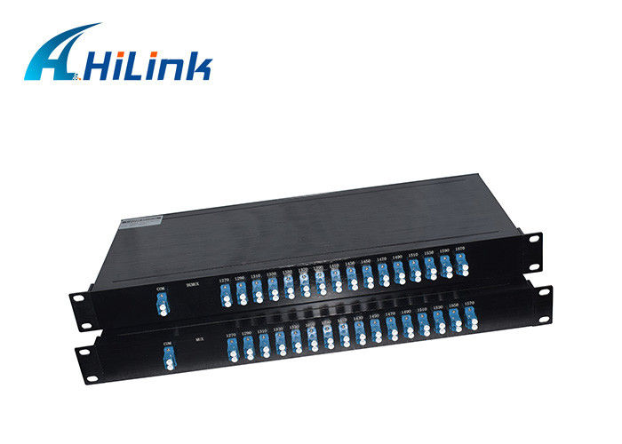 16 Kanäle sondern Gestell-Berg der Faser-CWDM Mux Demux des Modul-LC/UPC des Verbindungsstück-1U aus
