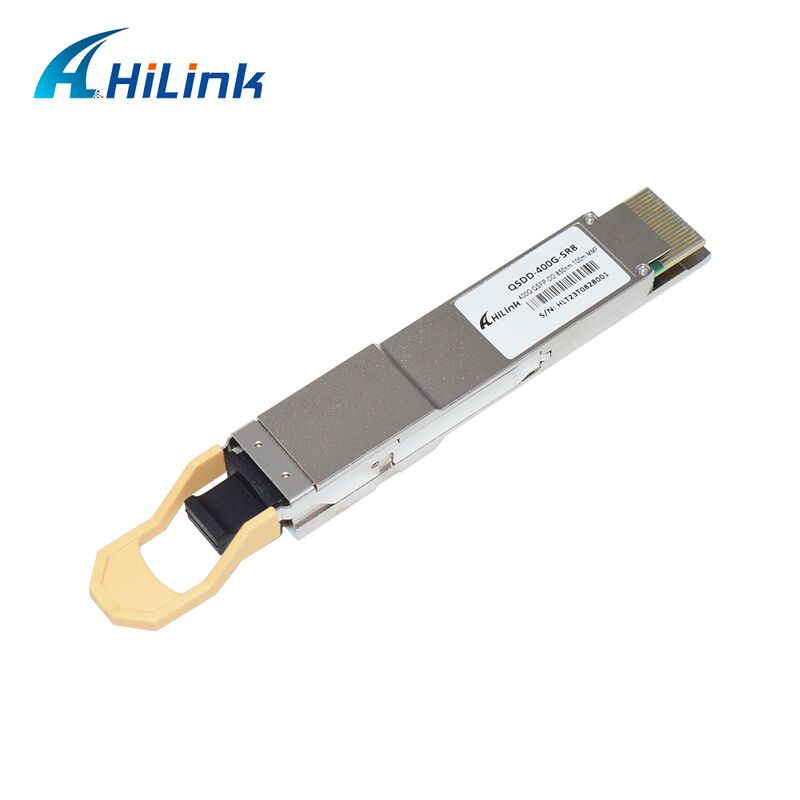 Hilink QSDD-400G-SR 400G QSFP56-DD SR8 Optischer Transceiver mit 400G Datenrate, 850nm Wellenlänge und 100m Entfernung