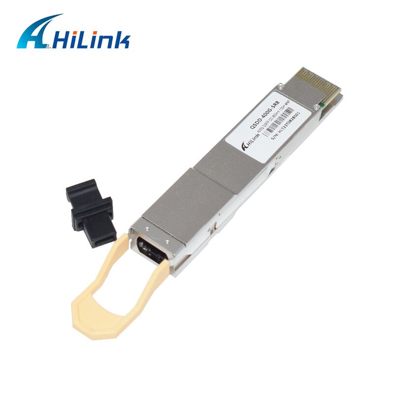 Hilink QSDD-400G-SR 400G QSFP56-DD SR8 Optischer Transceiver mit 400G Datenrate, 850nm Wellenlänge und 100m Entfernung