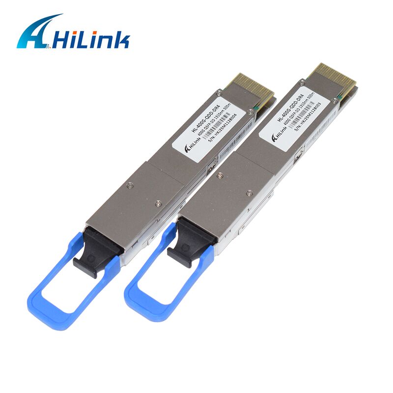 Hilink HL-400G-QDD-DR4 400Gb/s 500M QSFP-DD DR4 MPO-12 Optical Transceiver Kompatibles Modul
