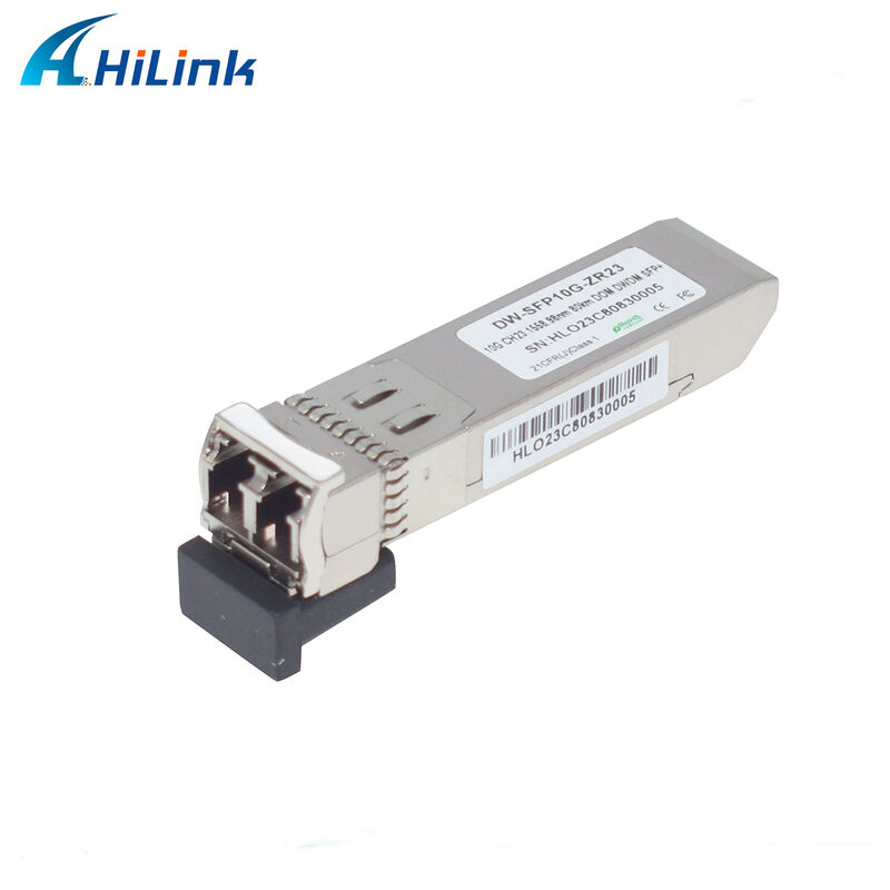 Hilink 10Gb SFP+ DWDM SFP 100GHz CH17~61 Optional 80km Transceiver Optikmodul Duplex LC Gewerblich Industrie