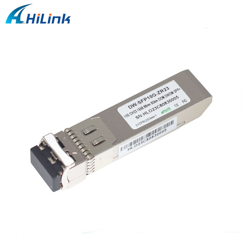 Hilink 10Gb SFP+ DWDM SFP 100GHz CH17~61 Optional 80km Transceiver Optikmodul Duplex LC Gewerblich Industrie