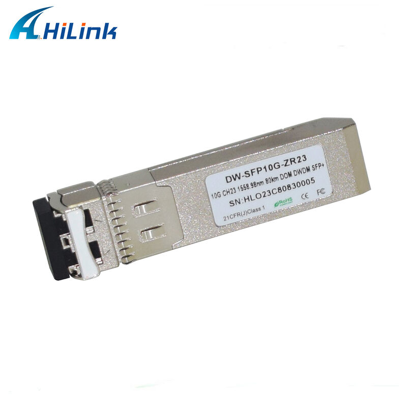 Hilink 10Gb SFP+ DWDM SFP 100GHz CH17~61 Optional 80km Transceiver Optikmodul Duplex LC Gewerblich Industrie