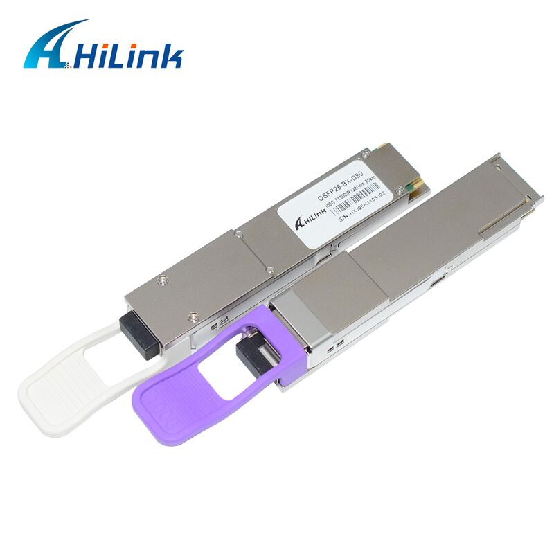 Hilink QSFP28-BX-U80/D80 100Gb/s BIDI optisches Transceiver-Modul mit 80 km Reichweite für 100G Ethernet