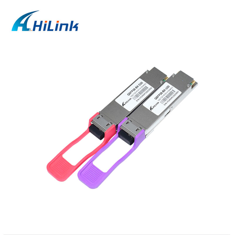 Hilink HL-QSFP28-100G-UD-20 100Gb/s 20km QSFP28 BIDI LR1 optisches Transceiver-Modul mit Hot-Pluggable LC-Anschluss