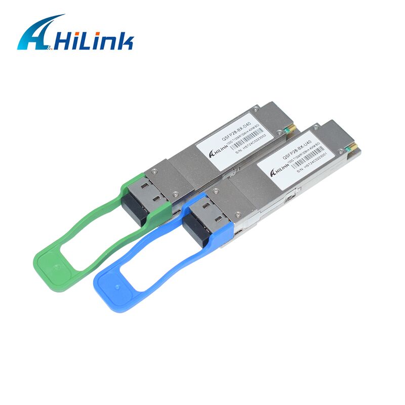 Hilink QSFP28-BX-UD40 100G BiDi-Optischer Transceiver mit einer Entfernung von 40 km für Rechenzentrumsanwendungen
