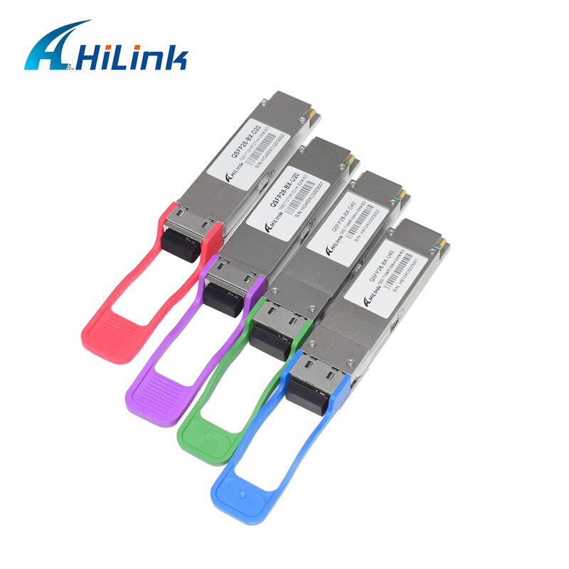 Hilink QSFP28-BX-UD40 100G BiDi-Optischer Transceiver mit einer Entfernung von 40 km für Rechenzentrumsanwendungen