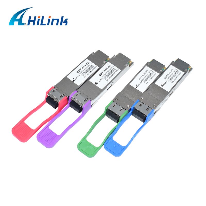 Hilink QSFP28-BX-UD40 100G BiDi-Optischer Transceiver mit einer Entfernung von 40 km für Rechenzentrumsanwendungen