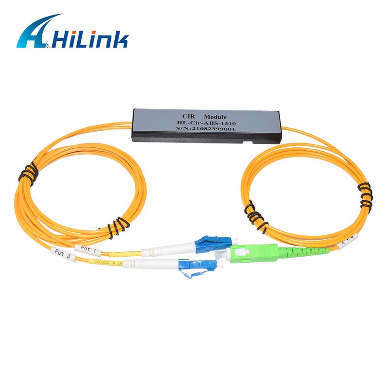 HL-Cir-1310 3-Ports Circulator Port1&Port3-LC/UPC Port2-SC/APC 1310nm/1550nm/1610nm ABS Box für Rechenzentrum