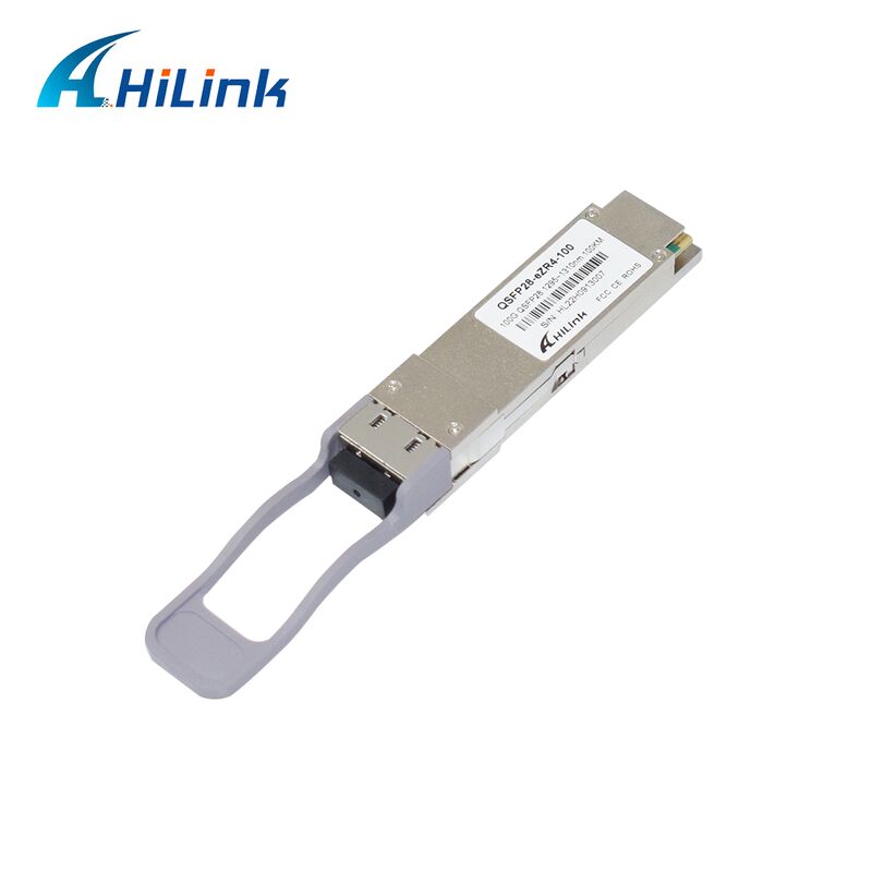 Hilink 100G QSFP28 Optical Transceiver Modul mit 100km Entfernung 100G Datenrate und ZR4+ Compliance