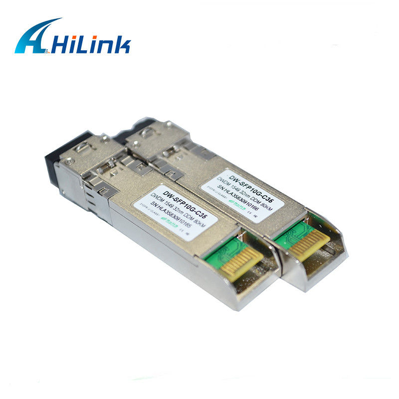 10G DWDM SFP Faser-Optik der Transceiver-Modul-Datenraten-10G 80km des Abstands-23db DDM