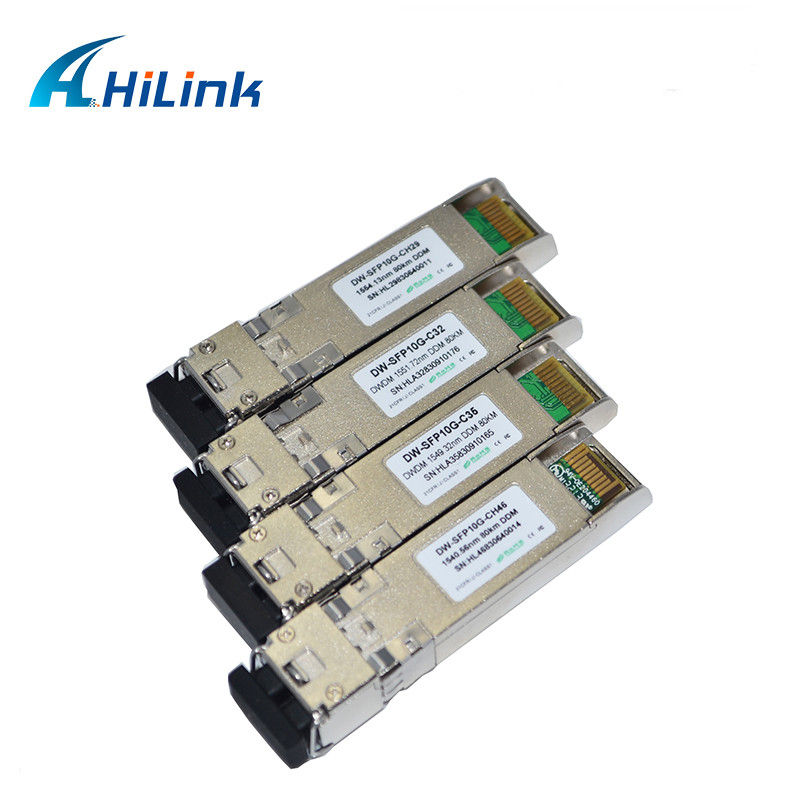 10G DWDM SFP Faser-Optik der Transceiver-Modul-Datenraten-10G 80km des Abstands-23db DDM