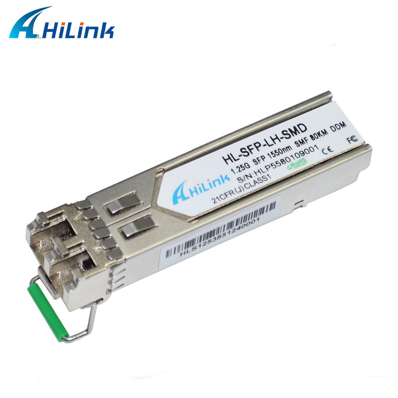 Hilink 1,25 Gbit/s optischer SFP-Transceiver, 1550 nm, 80 km, Hot-Plug-fähig, GBIC, RoHS-konform