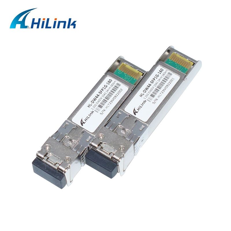 Hilink Kompatible 1.25G DWDM SFP Optical Transceiver mit Duplex LC Connector für eine Entfernung von 40 km/80 km/120 km/160 km