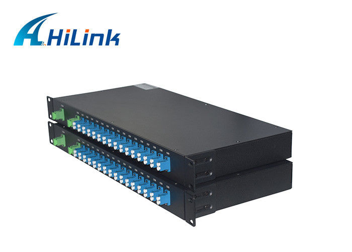 16 Kanäle C21-C36 verdoppeln Gestell-Berg der Faser-FMU 1U, LC-/UPCexpansions-Hafen DWDM Mux Demux