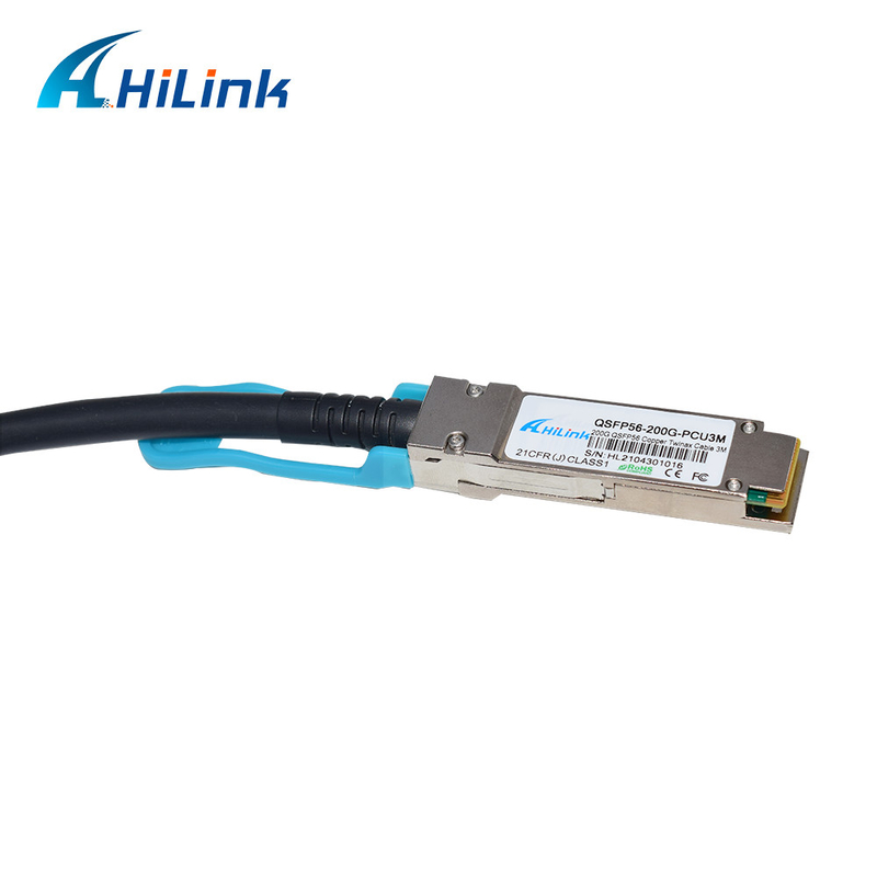 MSA Twinax DAC Copper Cable QSFP DD 200G 3M QSFP56 To QSFP56