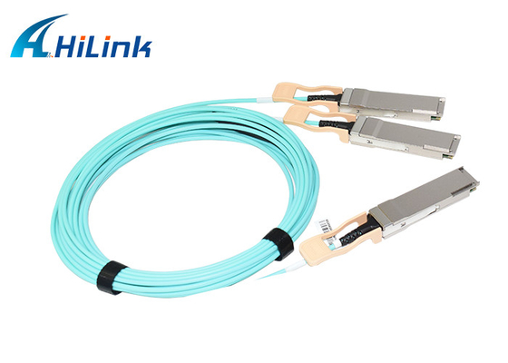 5 m aktives optisches Kabel AOC-Kabel 200G QSFP56 SR4 auf 2xQSFP56 SR2 850nm