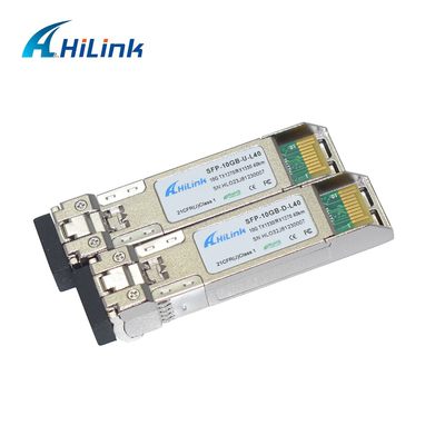 10G optisches Modul 40KM BIDI 1270nm/1330nm Verdrahtungshandbuchs SFP+ STM-64 OC-192