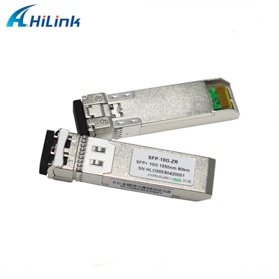 Heißes steckbares Transceiver SMF 80KM 10G SFP+ ZR 1550nm SFP Ethernet-Modul