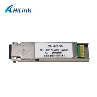 Transceiver 1550nm 100KM LC-Verbindungsstück-10G XFP ZR Doppelfaser-Monomode- DDM