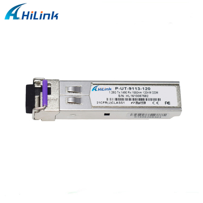 Des Gigabit-1.25GBASE 120KM SFP+ Monomode- DOM Transceiver-des Modul-BIDI LC Conector RX1550nm