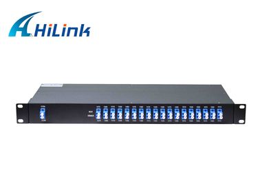 18 der Kanal-CWDM Mux Demux Mehrfachkoppler Modul-Duplex-der Faser-1270-1610nm LC/UPC 20nm