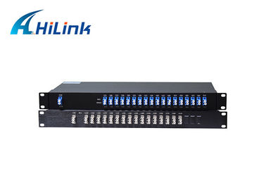 Doppelmodul der faser-LC/UPC des Verbindungsstück-18CH CWDM Mux+Demux in 1U 19