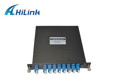 optische Mux Demux LGX Kassetten-einzelne Faser LC/UPC 1270nm-1410nm 8CH CWDM